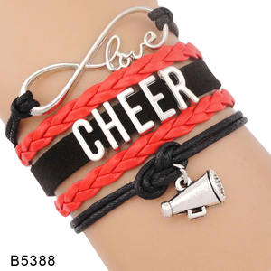 फैक्टरी कस्टम ने आनंद के लिए अनंत प्रेम हृदय मेगाफोन आकर्षण कंगन बनाया - Product Image 4