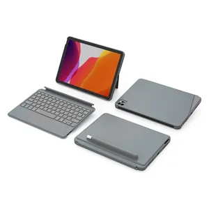 WiWU 2022 New Arrival Strong Magnetic Ultra-thin Touch Keyboard Case for Ipad 11 Inch with 7 Color Backlight and Pen Slot