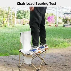 Mesa de pícnic plegable portátil personalizada y sillas de diseño moderno para acampar al aire libre en el baño o en el taller - Product Image 3