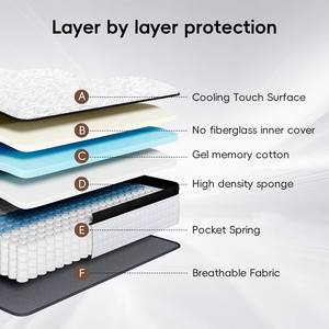 Colchón de Espuma Gruesa y Cómoda de Estilo Moderno con Buena Elasticidad y Funda Extraíble para Muebles de Dormitorio - Product Image 4