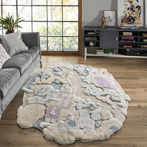 Chất Lượng Cao Hiện Đại Xù Xù Tay Tufted Thảm Khu Vực Thảm Bộ Tùy Chỉnh Thực Hiện Cho Phòng Khách Phòng Ăn Nhập Cửa Trang Trí Nội Thất - Product Image 3