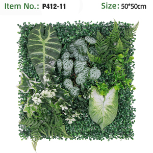 Panneau mural vertical en herbe artificielle tropicale en plastique, résistant aux UV, pour <span class=keywords><strong>jardin</strong></span>, hôtel, toile de fond de mariage, extérieur et intérieur - Vente en gros - Product Image 6