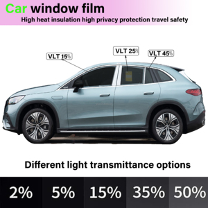 プライバシー保護WindowsPETカーフィルム自己粘着性pdlcウィンドウティントスマートフィルムカーウィンドウティントリムーバブル30m 95% - Product Image 3