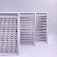 5D Base mince tige moyenne longue 0.07 Volume préfabriqué Base pointue Extensions de cils aiguille tige pointue Promade Volume ventilateurs grande boîte