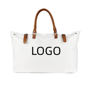 Factory Wholesale Customizable Reusable Large-capacity Fashion Travel <b>Beach</b> <b>Canvas</b> Tote Bag and Shoulder Bag - Product Image 2
