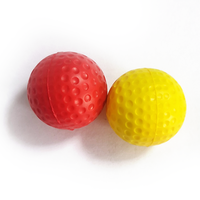 Balles de golf en mousse PU personnalisées de 32cm Mini balles de golf en éponge douce fabriquées en différentes couleurs pour le jouet et la pratique