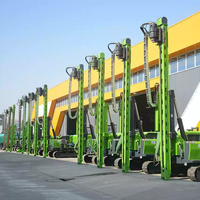 Foreuse mobile photovoltaïque de haute qualité avec moteur, profondeur de forage 6m, pour le développement de fermes solaires à haute efficacité