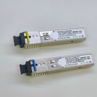 Módulo SFP Simplex SC Monomodo 1.25G de Fábrica, Tx1310nm Rx1550nm, Módulo Transceptor SFP BiDi de 3KM para Convertidor de Medios OLT