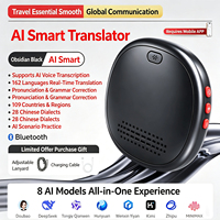 Dispositif de traduction portable AI pour la pratique de la pratique de la langue anglaise et la traduction multilingue, rechargeable, pour enfants
