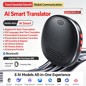 Dispositivo Traductor Portátil con IA para Traducción en Múltiples Idiomas, Práctica <span class=keywords><strong>de</strong></span> Habla en Inglés, Recargable, para Niños - Product Image 1