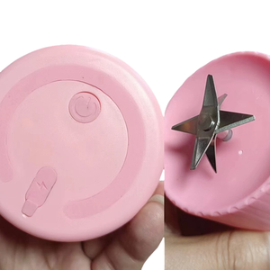 Offre Spéciale Usb charge sans fil bouteille de vin jus tasse 4 feuilles <span class=keywords><strong>couteau</strong></span> tête Portable presse-agrumes jus tasse Mini presse-agrumes - Product Image 6