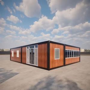 Casa contenedor expandible de lujo de 40 pies al por mayor Villa portátil Casas pequeñas Villa portátil Escuelas Centros comerciales Hoteles Panel sándwich - Product Image 1