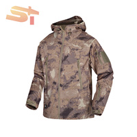 Veste en polaire SIKE pour l'automne et l'hiver, combinaison de camouflage imperméable pour hommes et femmes, combinaison d'assaut en softshell peau de requin