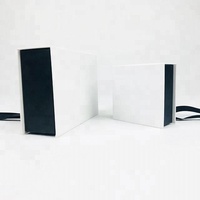 Boîtes cadeaux en carton pliables avec fermeture à poignée, impression de logo personnalisé, laminage mat écologique
