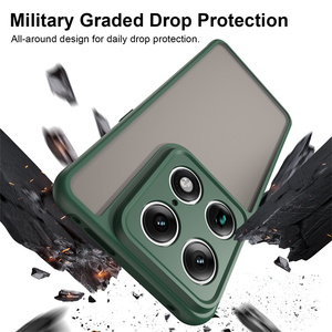 Coque de téléphone portable transparente effet <span class=keywords><strong>mat</strong></span>, souple en TPU et rigide en PC, antichoc, pour Moto X70 Air Pro/Edge 70 Ultra - Product Image 4