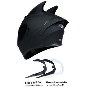 Casco de Motocicleta de Diseño con Doble Lente Unisex en ABS para Adultos, Protector de Cabeza para Motocicleta - Product Image 6