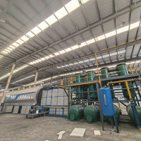 Système de pyrolyse continu de pneus usagés Jinpeng 30 tonnes, four rotatif, réacteur entièrement automatique, ligne de production d'huile combustible 24h/24, garantie 3 ans