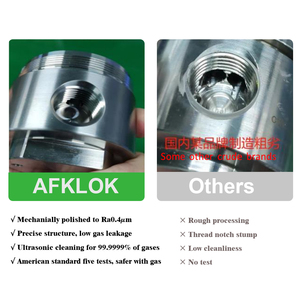 AFKLOK Type <strong>Pressure</strong> <strong>Regulator</strong> 1/2npt Conversion 316 Stainless Steel Line <strong>Regulator</strong> 3000psi - Product Image 5