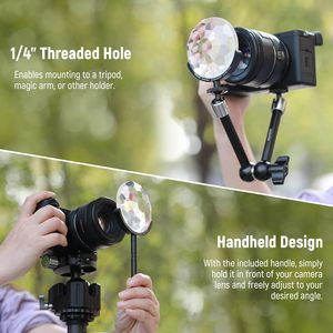 <span class=keywords><strong>Filtre</strong></span> d'effet prisme kaleidoscope portable NEEWER 77 mm, <span class=keywords><strong>filtre</strong></span> d'effet d'objectif d'appareil photo en verre. - Product Image 5