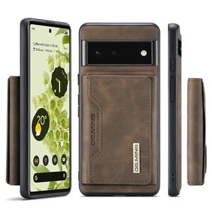 Fundas de teléfono móvil para <span class=keywords><strong>Google</strong></span> <span class=keywords><strong>Pixel</strong></span> <span class=keywords><strong>6</strong></span> Pro DG.MING M2 Series, carcasa trasera con bolsas para tarjetas, Funda de cuero para teléfono - Product Image 2