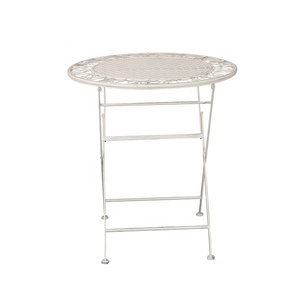 Mesa y silla de hierro forjado plegable para Patio, conjunto de bistró moderno para jardín, Patio y terraza, venta al por mayor, novedad de <span class=keywords><strong>2022</strong></span> - Product Image 3
