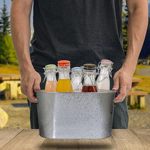 Özel Logo ile galvanizli <span class=keywords><strong>Metal</strong></span> teneke buz kovası - Product Image 2