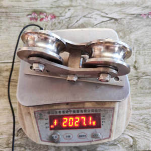 Porte coulissante Rail Rouleau Double Roue En Acier Inoxydable Porte Coulissante Roulette Roulette - Product Image 3