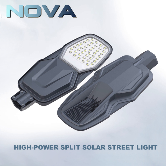 2048LM Split Solar Street Light IP67 LED Road Lamp 300w for Highway Project Infrastructure Lighting