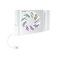Ventilateur de refroidissement RGB AOLION ALP5272 pour PS5 Slim, boîtier de 10 cm avec contrôle automatique de la température, coque d'induction, accessoires de console de jeu