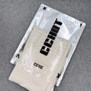 Customized Print Clothing T-shirt Packaging Pouches Heat Seal Foil Zip Lock Smell Proof Mylar Bags Mylar Packs Bags