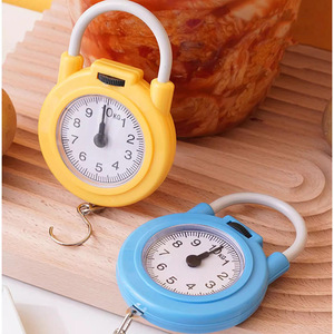 Portable Mechanical Spring Scale 10Kg With Hook For Home And Express Delivery Blue And Yellow Colors - Product Image 1