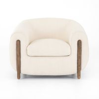 Canapé simple rembourré moderne avec accoudoirs en bois, canapé scandinave 1 place pour salon, canapé personnalisé OEM ODM