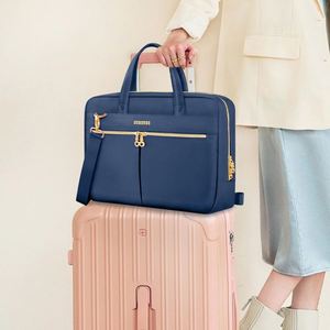 Free Sample Fashionable Luxury Premium Business Ladies Polyester 14 15.6 Computer Hand <b>Bags</b> Briefcase <b>Laptop</b> <b>Bag</b> for <b>Women</b> - Product Image 2