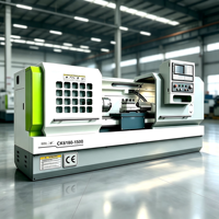 Tour CNC CK6180 horizontal à banc plat, grande portée de coupe 800 mm, grande portée de mandrin 100 mm, pour la découpe de métaux, tour de précision
