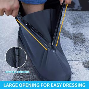 Couvre-chaussures imperméables réutilisables-Couvre-bottes antidérapants pour la pluie, la neige et la boue | Design unisexe (OEM/ODM) - Product Image 5