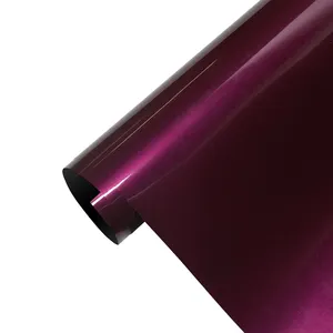 Liquide métal violet PVC corps décalcomanie auto-adhésif PET sans bulles voiture accessoires décoration voiture changement couleur vinyle Film - Product Image 5