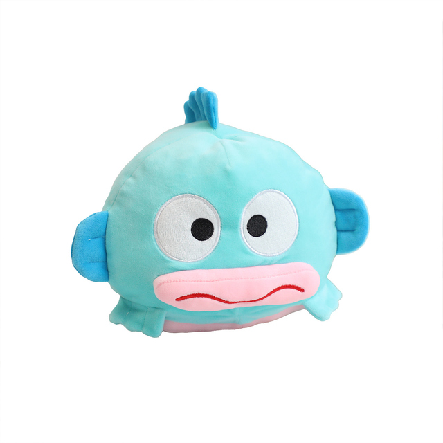 The Cute Reversible Animals Stuffed Animal  20cm Blue Clown Fish Happy to Angry Face-Changing Plush Toys