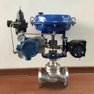 Vanne à diaphragme pneumatique de régulation DN50 2 pouces AC220V WCB à extrémité à bride, fournie directement par l'usine, sans frais de port - Product Image 4