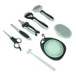 Kit de herramientas de limpieza y cuidado diario de mascotas, juego de herramientas de aseo para gatos y perros, kit de herramientas de belleza, - Product Image 2