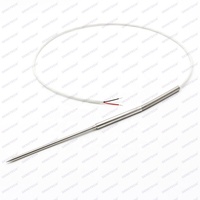 Sensor RTD PT100 2-Kawat Rentang Luas (-200 ° C hingga 500 ° C) Probe Temperatur Baja Tahan Karat Khusus untuk Industri & Laboratorium