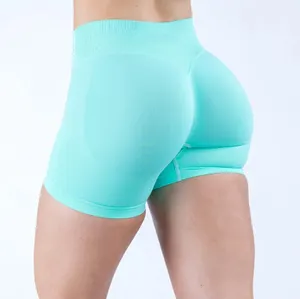 Dfyne Impact Shorts 4.5 "High stretch & durable Seamless flex scrunch bum couture yoga Gym Shorts Yoga Booty Running Short Pants