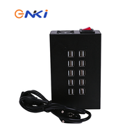 Adaptateur chargeur USB 5V 20 ports AC/DC 2.0A, sortie multifonctionnelle, alimentation 5V avec chargeur de batterie
