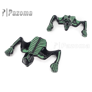 <span class=keywords><strong>Moto</strong></span> Phare Casque Crâne Décoratif Casque Figure pour Harley Personnalisé Phare Visière En Acier Squelette Ornement <span class=keywords><strong>Autocollant</strong></span> - Product Image 3