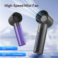 Échantillons Gratuits d'Usine du Nouveau Mini Ventilateur Portable, Haute Puissance, Longue Autonomie, Rechargeable par USB, Pratique, Logo Personnalisable