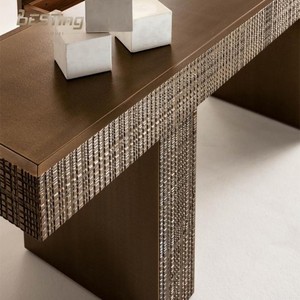 Mobilier <span class=keywords><strong>scandinave</strong></span> de salon avec tiroirs <span class=keywords><strong>Console</strong></span> de luxe en bois massif/métal sculpté <span class=keywords><strong>Table</strong></span> en béton - Product Image 5