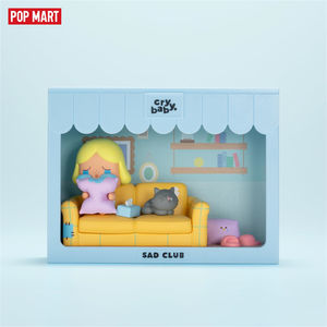 POP MART Crybaby Sad <span class=keywords><strong>Club</strong></span> Series Scene Sets Boîte aveugle Figurines Conception aléatoire Jouets mystères pour la décoration intérieure de la maison moderne - Product Image 4