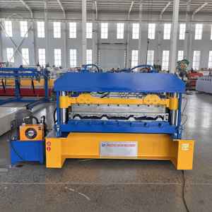 최고의 공장 아연 도금 강철 루핑 시트 프레스 기계 유약 타일 만들기 기계 - Product Image 1