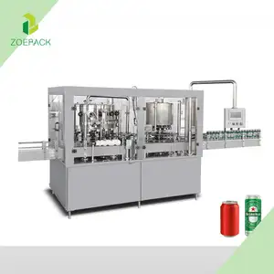 Máquina automática de llenado de latas de cerveza de estaño de aluminio, línea completa de conservas de jugo de bebidas de la A LA Z