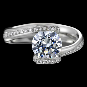 Anello dalla forma unica per donna, con pietra scintillante, gioielli creativi alla moda da indossare ogni giorno - Product Image 3