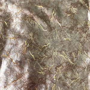 卸売 100% ポリエステル 光沢のあるプリント ゴールド イタリアンベルベット カーテン ソファ ブロンズ メタリック ジャカード生地 - Product Image 2